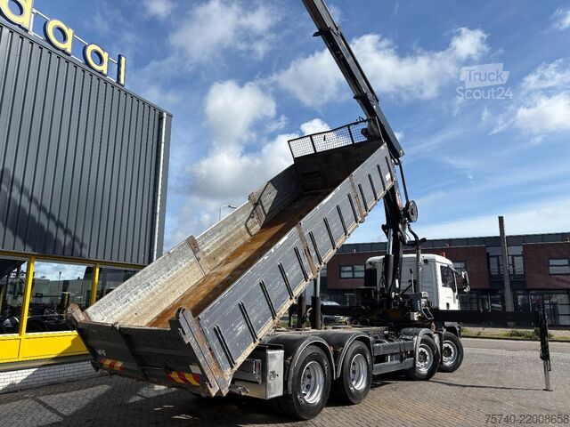 Žeriavové vozidlo MAN TGA 35.440 + HIAB 322 E-7 HIPRO + TIPPER + 8X4 ...
