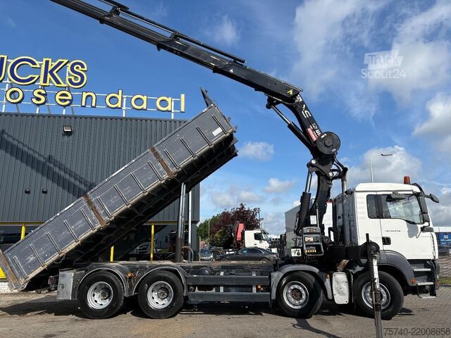 Žeriavové vozidlo MAN TGA 35.440 + HIAB 322 E-7 HIPRO + TIPPER + 8X4 ...