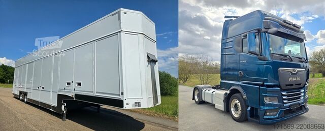 Semi-remorque porte-voitures Rolfo Auriga Deluxe 121, geschlossen, 6 PKW