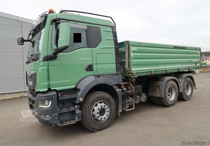 Camion ribaltabile trilaterale MAN TGS 26.510 6x4