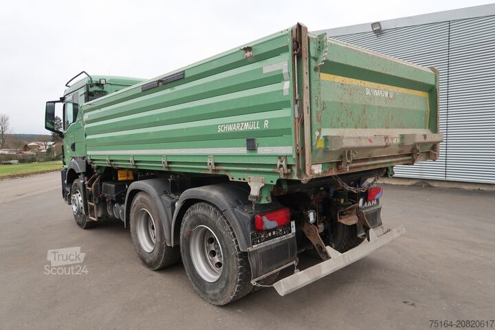 Camion ribaltabile trilaterale MAN TGS 26.510 6x4