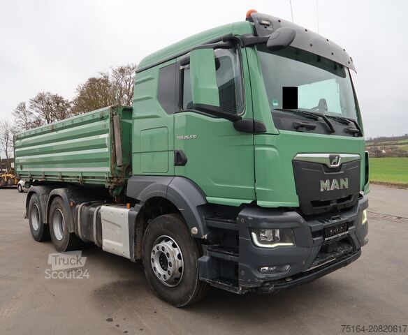 Camion ribaltabile trilaterale MAN TGS 26.510 6x4