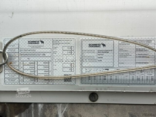 Schmitz Cargobull, шторный полуприцеп Schmitz Cargobull Schuifzeil