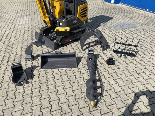 Minirypadlo s malým balením příslušenství Berger Kraus BK1250JSR mit Kubota Motor