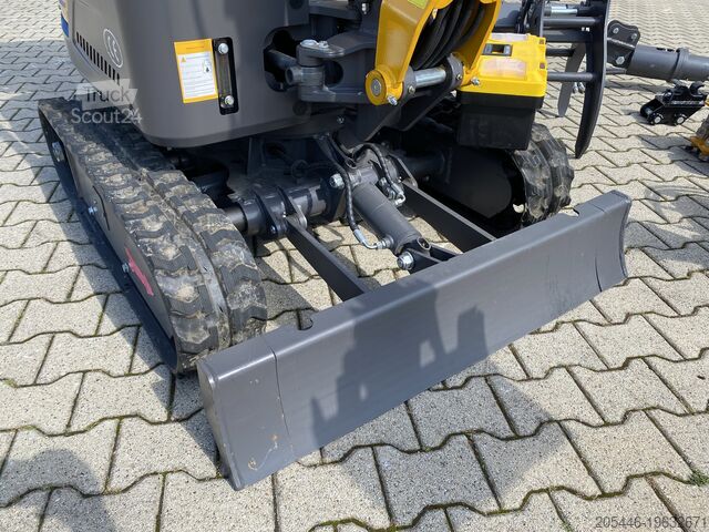 Minirypadlo s malým balením příslušenství Berger Kraus BK1250JSR mit Kubota Motor
