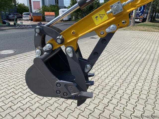 Minirypadlo s malým balením příslušenství Berger Kraus BK1250JSR mit Kubota Motor
