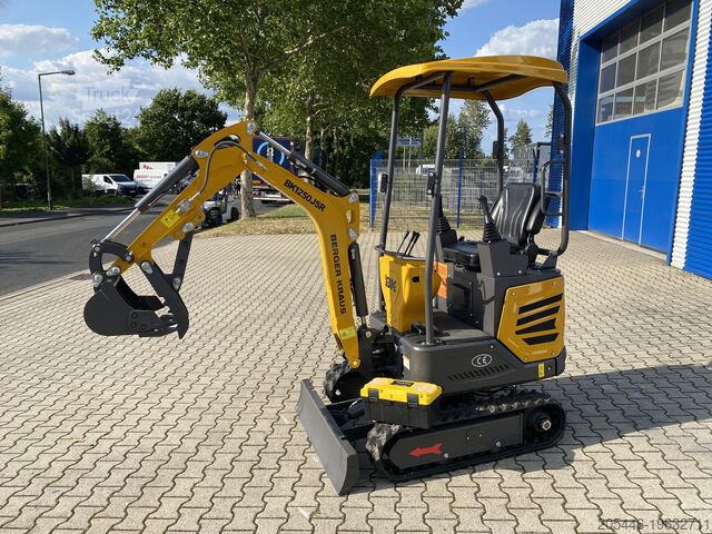 Minibagr se standardní lopatou Berger Kraus BK1250JSR mit Kubota Motor