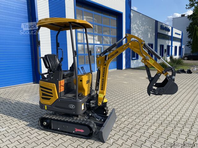 Minibagr se standardní lopatou Berger Kraus BK1250JSR mit Kubota Motor