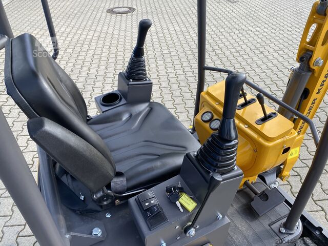 Minibagr se standardní lopatou Berger Kraus BK1250JSR mit Kubota Motor