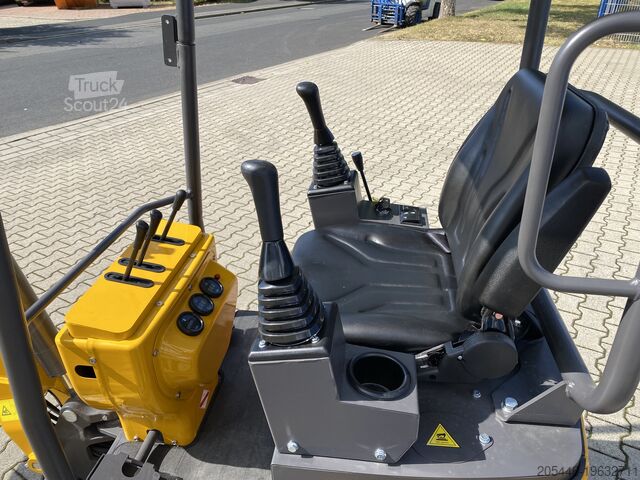 Minibagr se standardní lopatou Berger Kraus BK1250JSR mit Kubota Motor