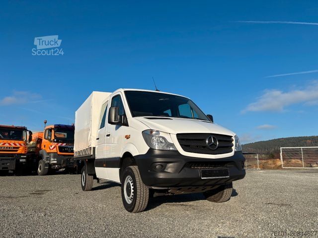 Schuifzeil bestelwagen MERCEDES-BENZ Sprinter Pritsche 316 CDI 4X4*Klima*AHK*SH*41Tkm