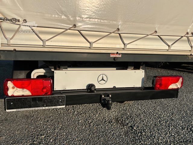 Schuifzeil bestelwagen MERCEDES-BENZ Sprinter Pritsche 316 CDI 4X4*Klima*AHK*SH*41Tkm