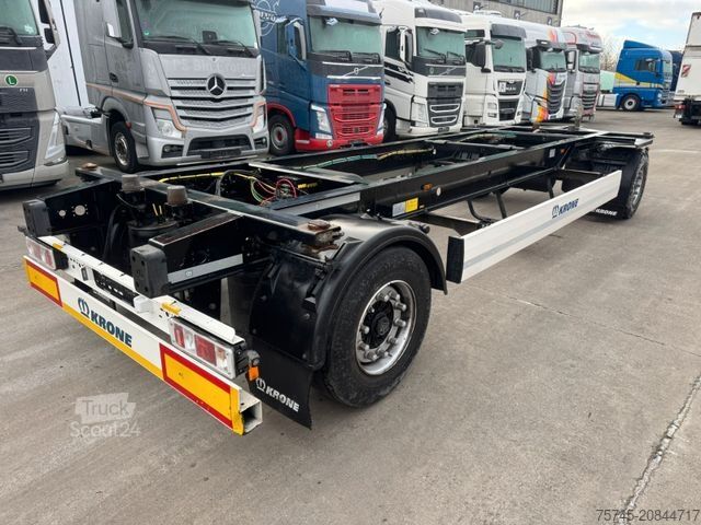 Wissellaadbak oplegger KRONE AZ 18 * WECHSELFAHRGESTELL * BPW * TÜV *