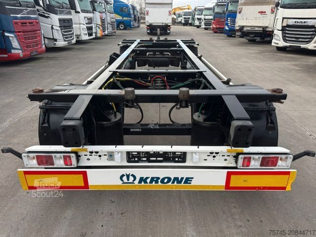 Wissellaadbak oplegger KRONE AZ 18 * WECHSELFAHRGESTELL * BPW * TÜV *