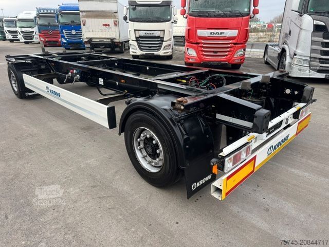 Wissellaadbak oplegger KRONE AZ 18 * WECHSELFAHRGESTELL * BPW * TÜV *