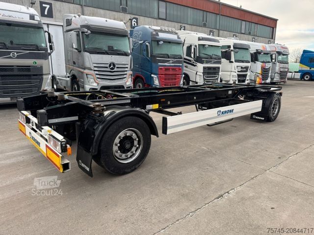 Wissellaadbak oplegger KRONE AZ 18 * WECHSELFAHRGESTELL * BPW * TÜV *