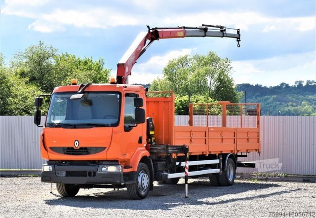 Gru montata su autocarro RENAULT MIDLUM 220 DXI *PRITSCHE 7,20m *FASSI F80A.23