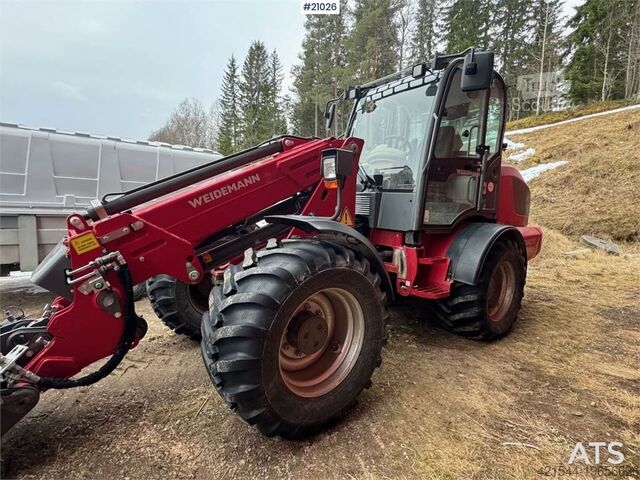 Hjullaster Weidemann 5080T Wheel Loader w/ bucket. only 575 hours!
