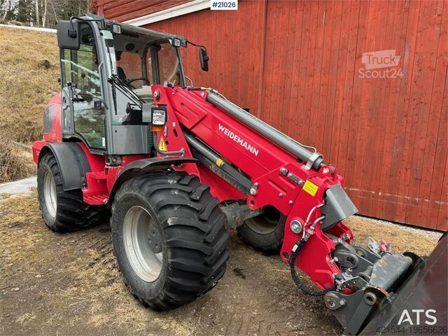 Hjullaster Weidemann 5080T Wheel Loader w/ bucket. only 575 hours!