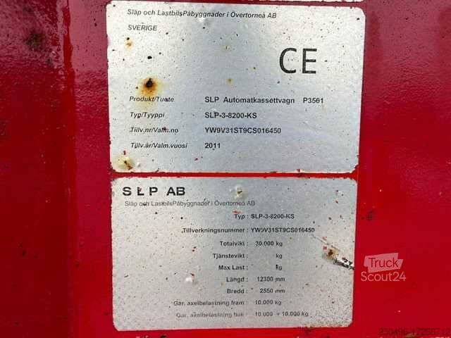 Самосвал SLP 3-8200-KS BOX L=6100 mm