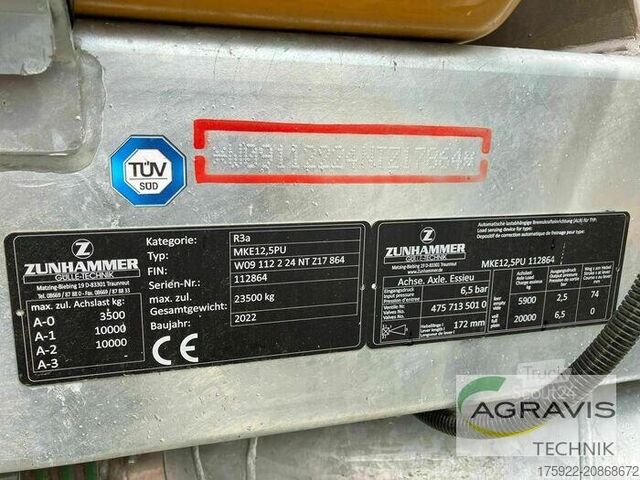 Gülletechnik Zunhammer SKE18,5PU