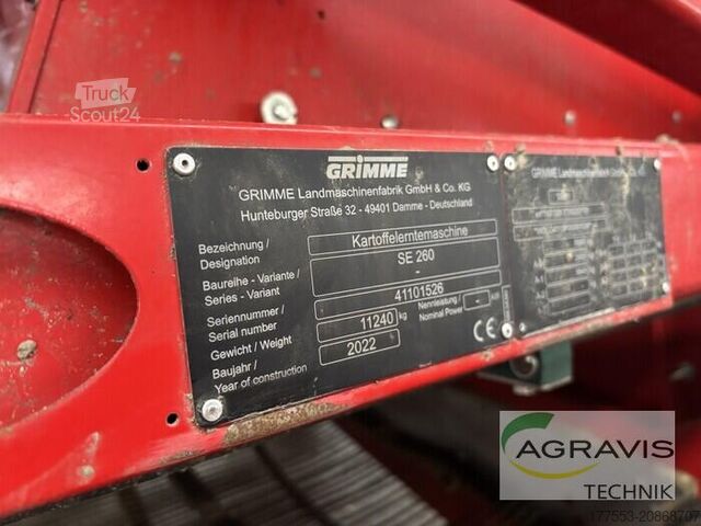 Technologia ziemniaczana Grimme SE 260