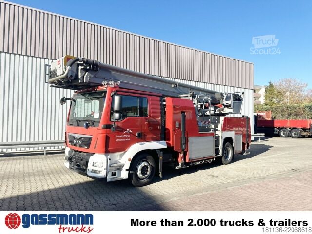 Gaisrinė mašina MAN TGM 18.340 4x2 BL, Navi, Ziegler Aufbau, Bronto