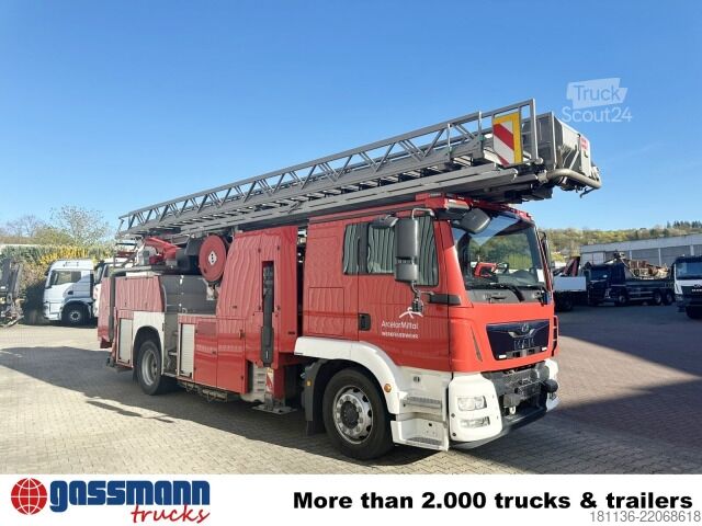 Gaisrinė mašina MAN TGM 18.340 4x2 BL, Navi, Ziegler Aufbau, Bronto