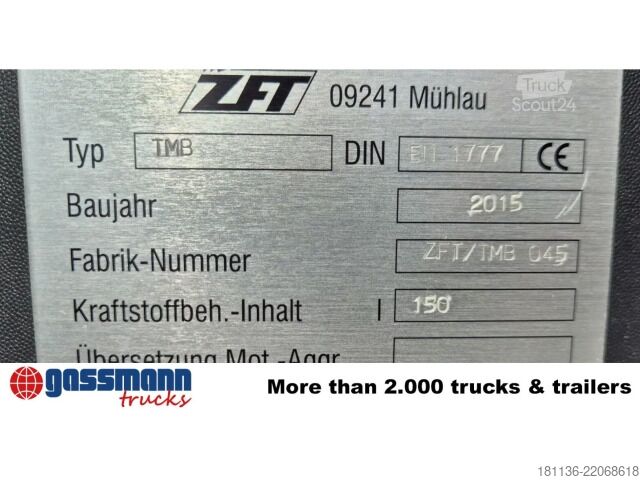 Gaisrinė mašina MAN TGM 18.340 4x2 BL, Navi, Ziegler Aufbau, Bronto