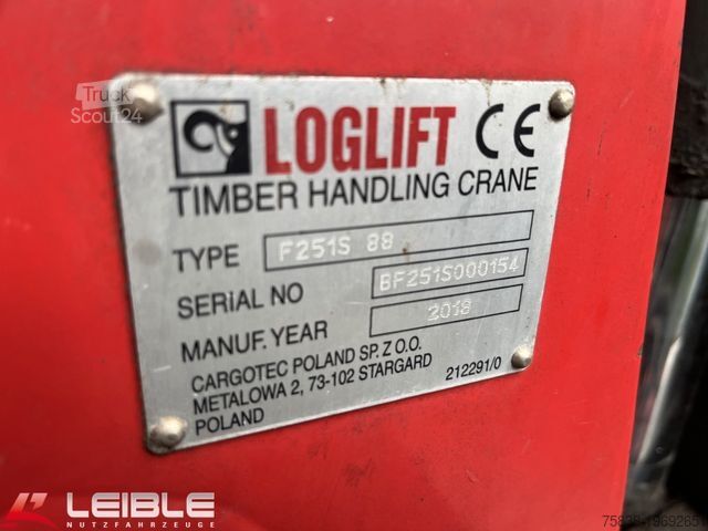 Tracteur routier standard MERCEDES-BENZ Arocs 2653 6x4HAD*HIAB Kran*Hultdins Greifer*AP*