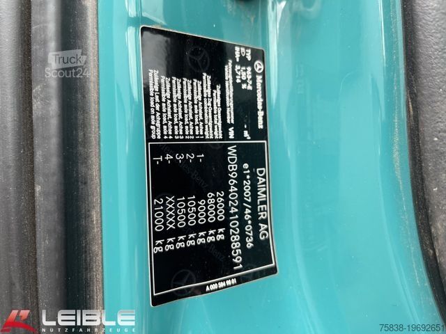 Tracteur routier standard MERCEDES-BENZ Arocs 2653 6x4HAD*HIAB Kran*Hultdins Greifer*AP*