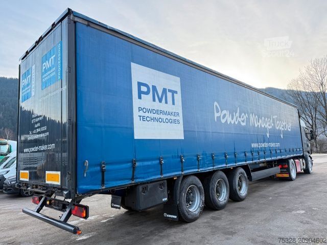 Semiremorcă deschisă cu prelată KÖGEL 3 Achs 6720Kg TÜV Boden Neu Reifen Neu