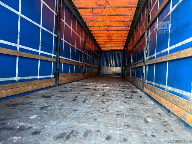 Semiremorcă deschisă cu prelată KÖGEL 3 Achs 6720Kg TÜV Boden Neu Reifen Neu