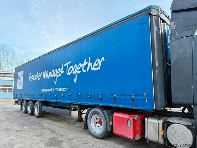 Odprta polprikolica s ponjavo KÖGEL 3 Achs 6720Kg TÜV Boden Neu Reifen Neu