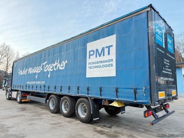 Odprta polprikolica s ponjavo KÖGEL 3 Achs 6720Kg TÜV Boden Neu Reifen Neu