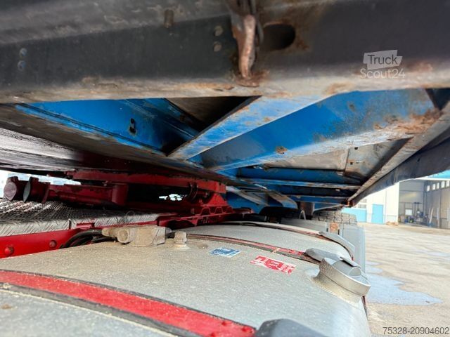 Odprta polprikolica s ponjavo KÖGEL 3 Achs 6720Kg TÜV Boden Neu Reifen Neu