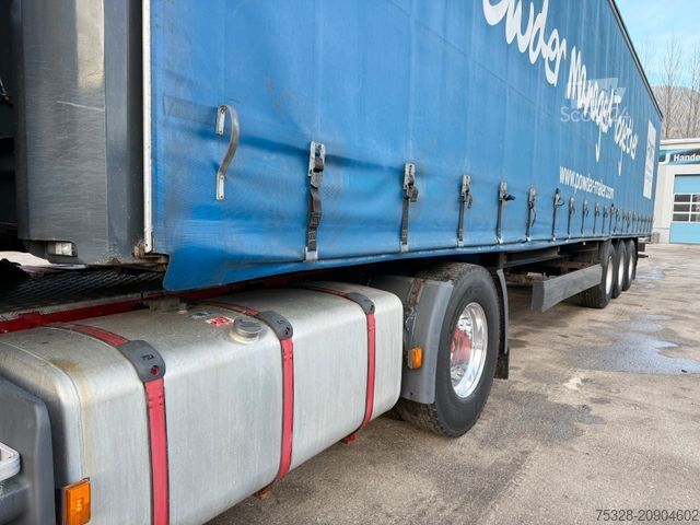 Odprta polprikolica s ponjavo KÖGEL 3 Achs 6720Kg TÜV Boden Neu Reifen Neu