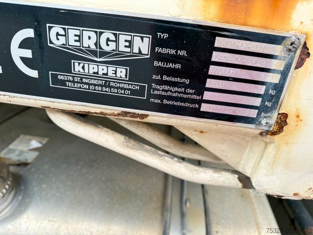 Prekucnik tovornjak MAN TGA 18.430 4X2 BL GERGEN TAK 20 verstellbar