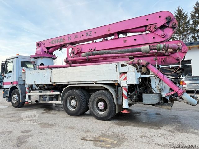 Betonpumpen-LKW MERCEDES-BENZ Actors 2641 MP2 Betonpumpe K31 XZ 5 Arm