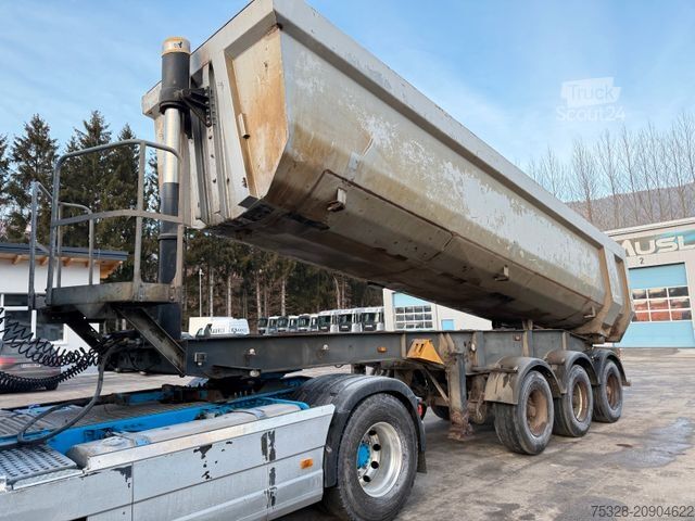 Damperli yarı römork SCHWARZMÜLLER 3 Achs 28m³ Stahlmulde Liftachse