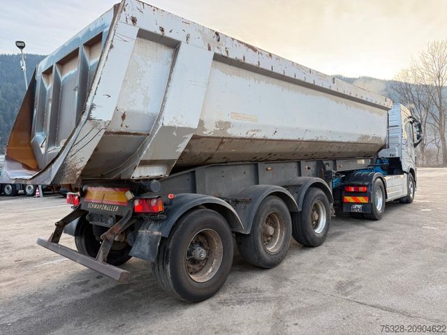 Damperli yarı römork SCHWARZMÜLLER 3 Achs 28m³ Stahlmulde Liftachse
