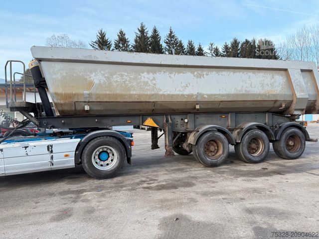 Damperli yarı römork SCHWARZMÜLLER 3 Achs 28m³ Stahlmulde Liftachse