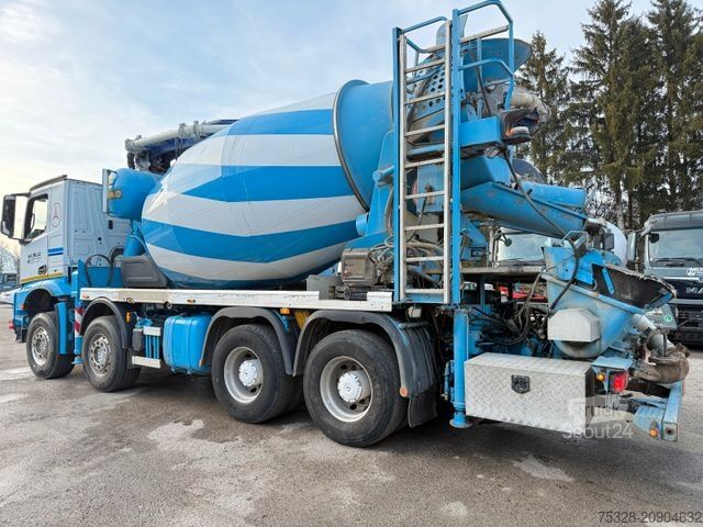 Tovornjak s črpalko za beton MERCEDES-BENZ Arocs 4148 PUMI CIFA MK25H 4 Arm 7m³ Trommel