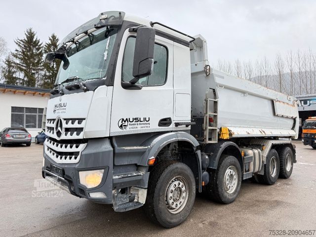 Kipper LKW MERCEDES-BENZ Arocs 3540 8X4 BB 17m³ Muldenkipper hydr. Klappe