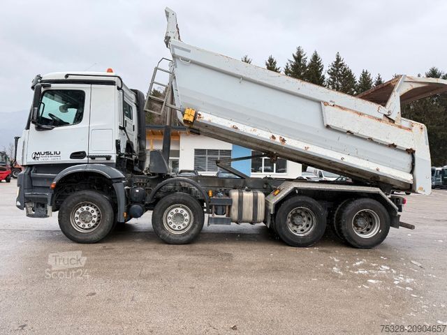 Kipper LKW MERCEDES-BENZ Arocs 3540 8X4 BB 17m³ Muldenkipper hydr. Klappe