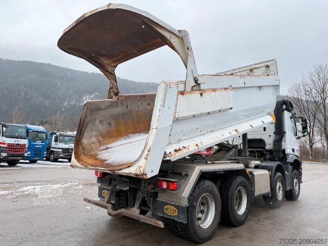 Kipper LKW MERCEDES-BENZ Arocs 3540 8X4 BB 17m³ Muldenkipper hydr. Klappe