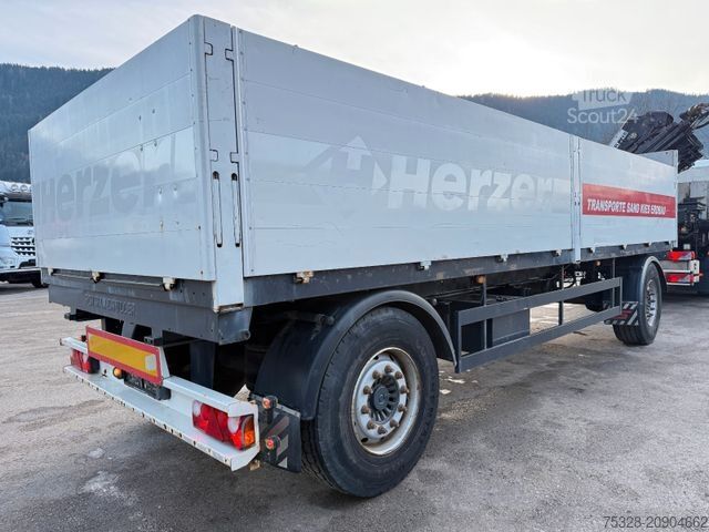 Autocarro con cassone fisso SCANIA R420 6X2 Lift/gelenkt Pritsche Kran Hiab 211-5