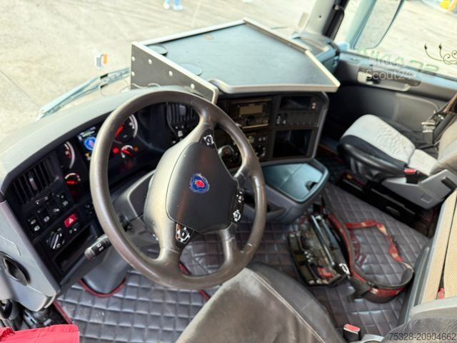 Autocarro con cassone fisso SCANIA R420 6X2 Lift/gelenkt Pritsche Kran Hiab 211-5