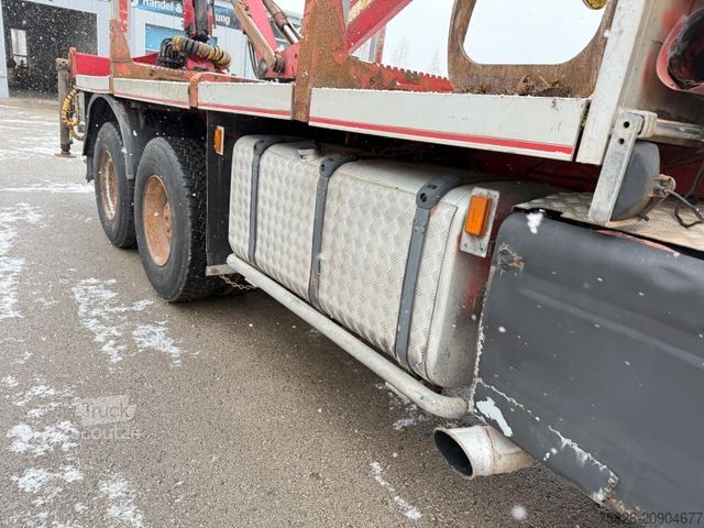 Autocarro forestale SCANIA R480 6X6 BB Retarder Kran Penz