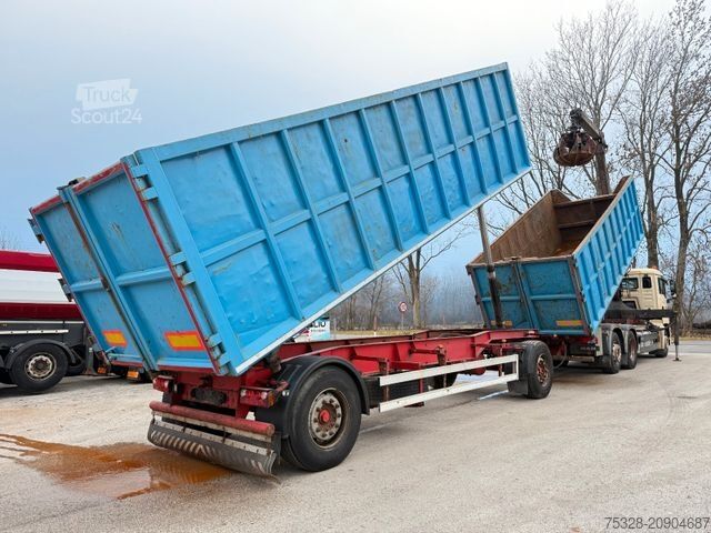 Tovornjak prekucnik MAN MAN TGS 26.440 Lift/gelenkt Schrottkipper Kran